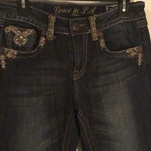 Boutique brand blue jeans